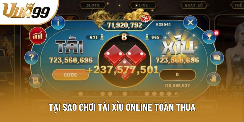 Tại Sao Chơi Tài Xỉu Online Toàn Thua Và Bí Quyết Thắng