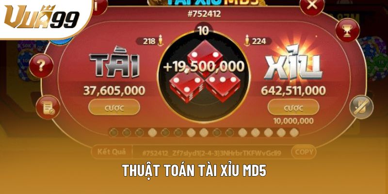 Thuật Toán Tài Xỉu Md5 Bảo Mật Cho Vua99 Chuyên Nghiệp